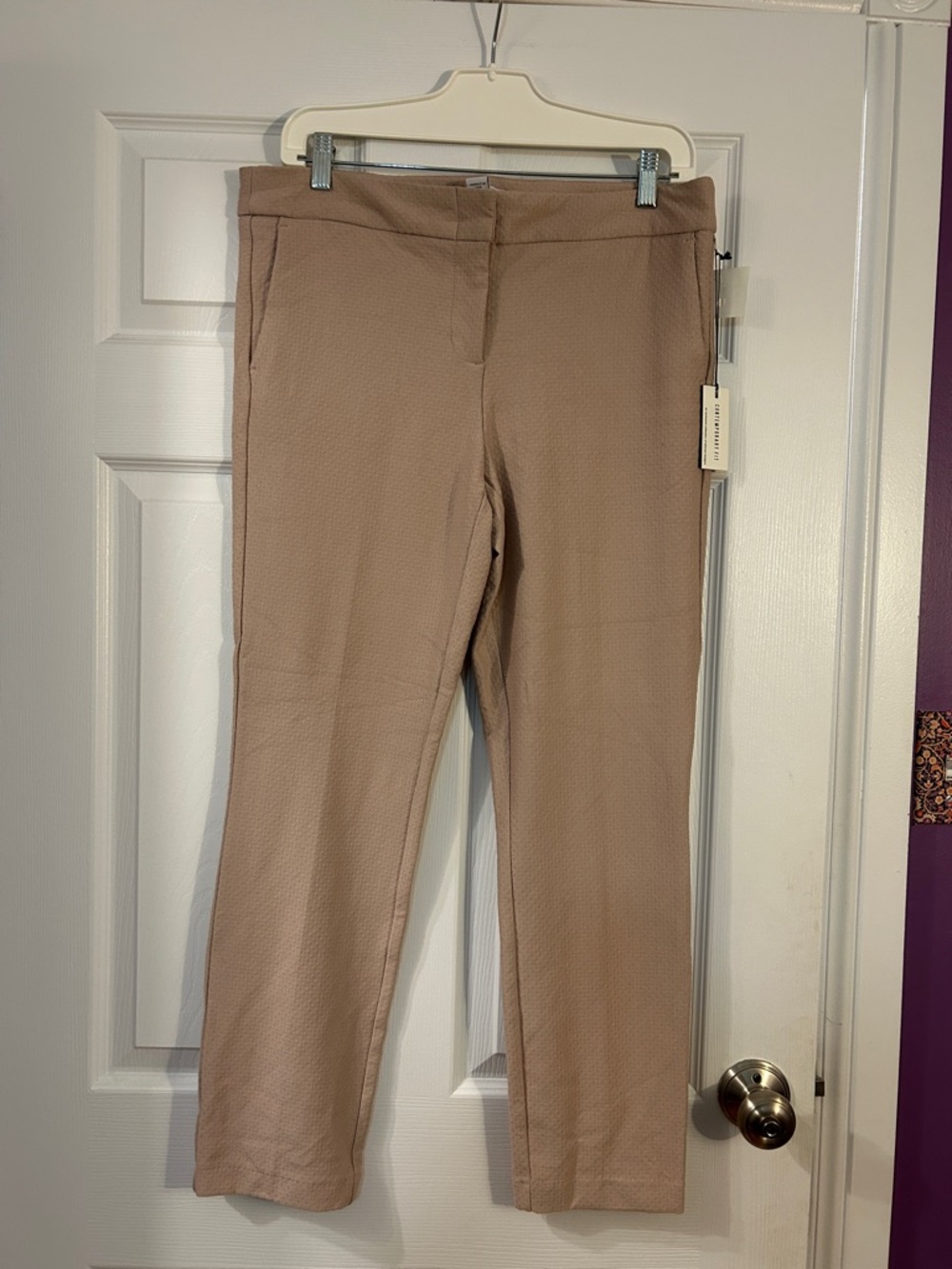 Carolina Belle NWT blush pink straight leg pants - Sz 12